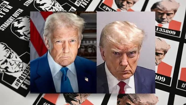 Why Trump Keeps Reusing a Mug‑Shot‑Style Portrait — And What It Signals