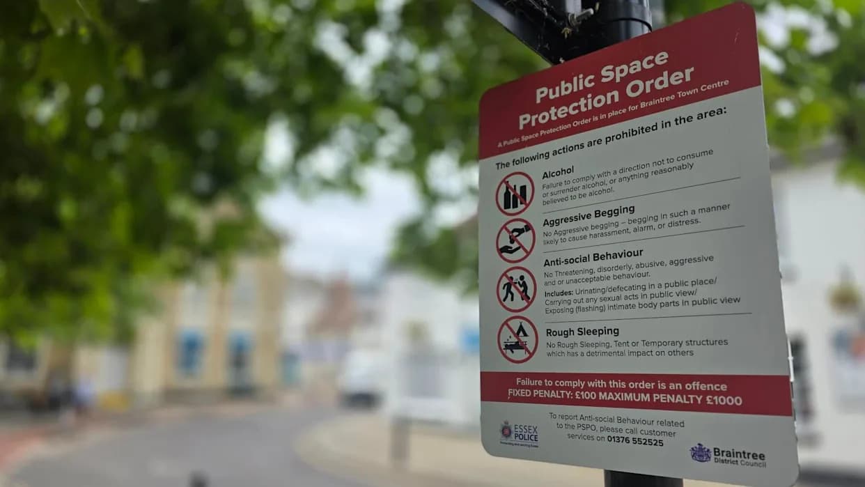 Braintree Tightens PSPO: £100 On-the-Spot Fines and Ban on Unauthorised Tent Encampments