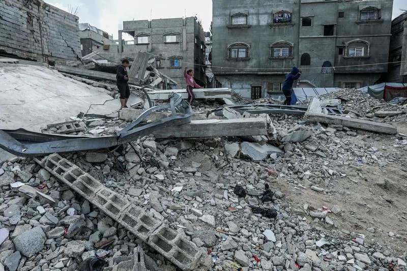 Five Palestinians Killed, 15 Wounded in Israeli Strike Near Khan Younis, Hospital Says