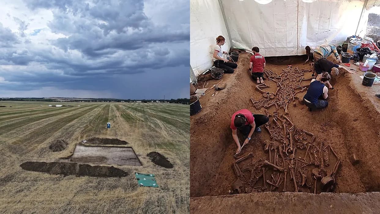 77 Headless Neolithic Skeletons Found at Vráble, Slovakia — Skulls Likely Removed as Ritual, Not Mass Decapitation