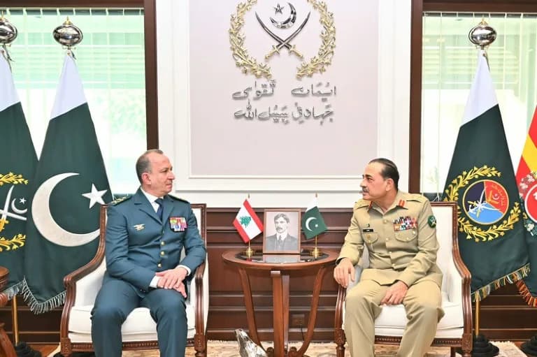 Pakistan, Lebanon Army Chiefs Pledge Deeper Defence Ties As Mediation Over Middle East War Stalls