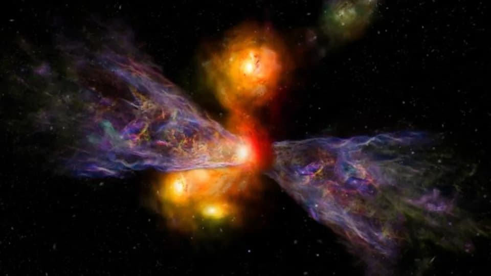 JWST and ALMA Reveal 'Galaxy‑Killing' Wind That May Explain Why Massive Early Galaxies Died Young