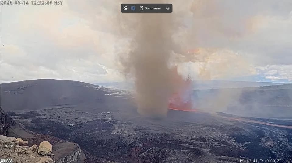 Ash Vortices at Mt. Kīlauea: How Puahiohio (Volcanic Dust Devils) Formed a Striking Display