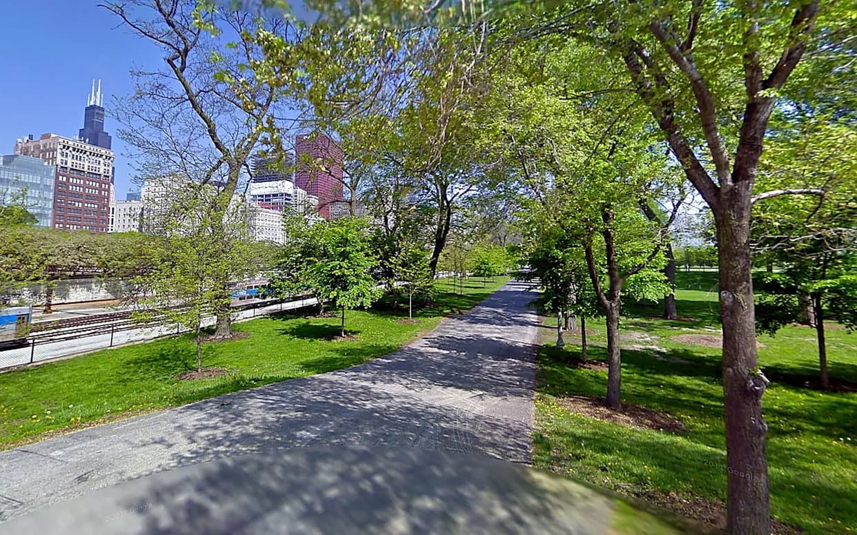 Person Of Interest Detained After Large Cross Burned In Chicago's Grant Park