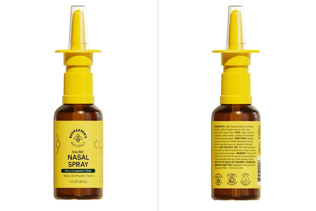 Recall Alert: Beekeeper's Naturals Pulls Amazon-Only Saline Nasal Spray Over Possible Aspergillus Mold