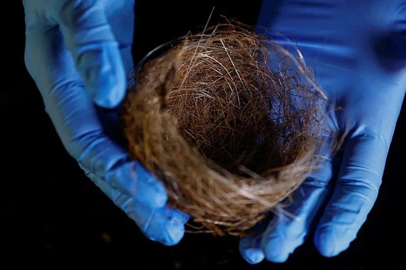 Bird Nests Woven From Fibre‑Optic Cable Reveal War's Hidden Toll on Ukraine's Wildlife