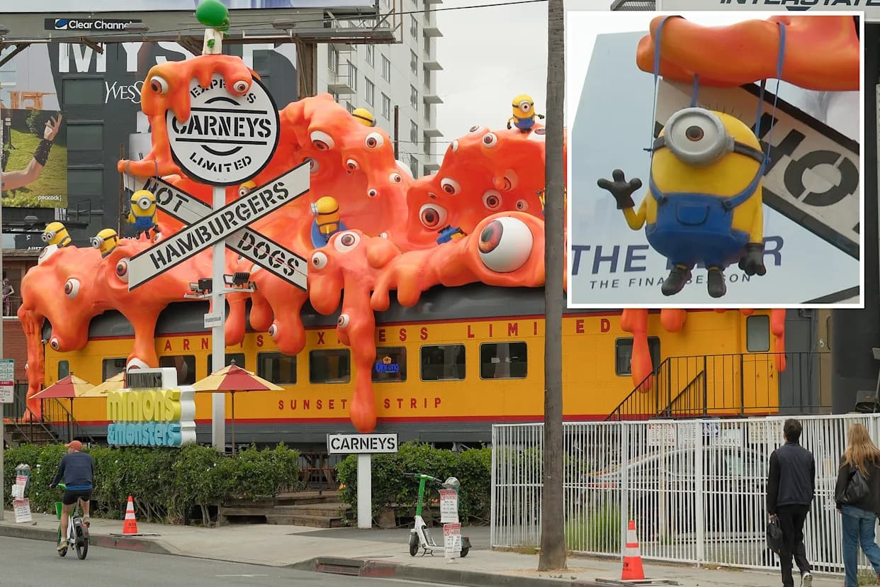 Brazen Daylight Heist: Minion 'Todd' Stolen From Carney’s Train on Sunset Boulevard