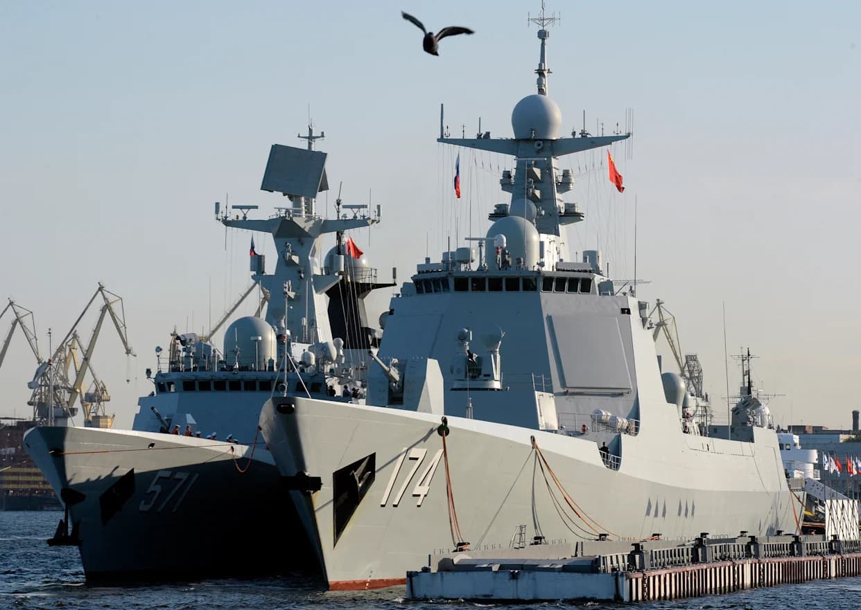 China and Russia Begin Annual Joint Naval Drills Off Qingdao Ahead of Pacific Patrols
