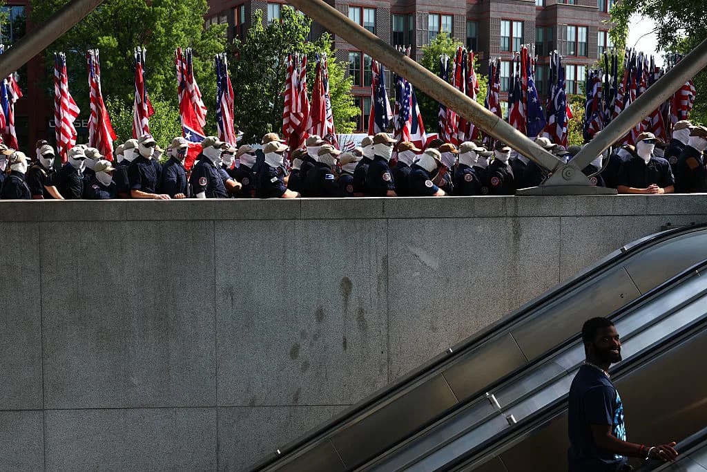 White Nationalists March in Washington, D.C., Testing Free-Speech Limits During July 4 Celebrations