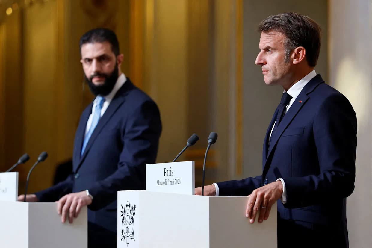 Macron Visits Damascus Ahead Of NATO Summit In Türkiye — France Signals Support, Brings Business Delegation