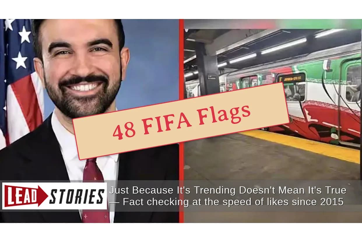 Fact Check: MTA Wrapped Trains For All 48 World Cup Teams — Not Just Iran