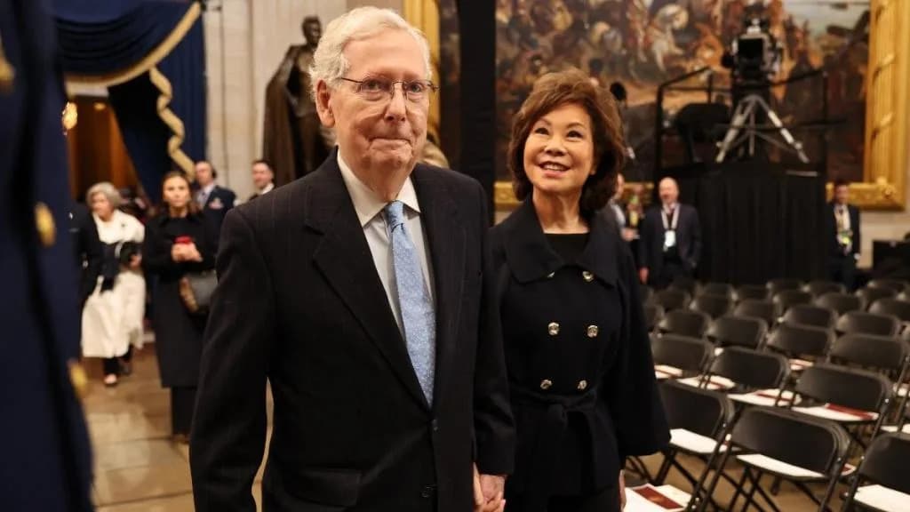 Elaine Chao Explains Why She Stayed in China as Mitch McConnell Remains Hospitalized