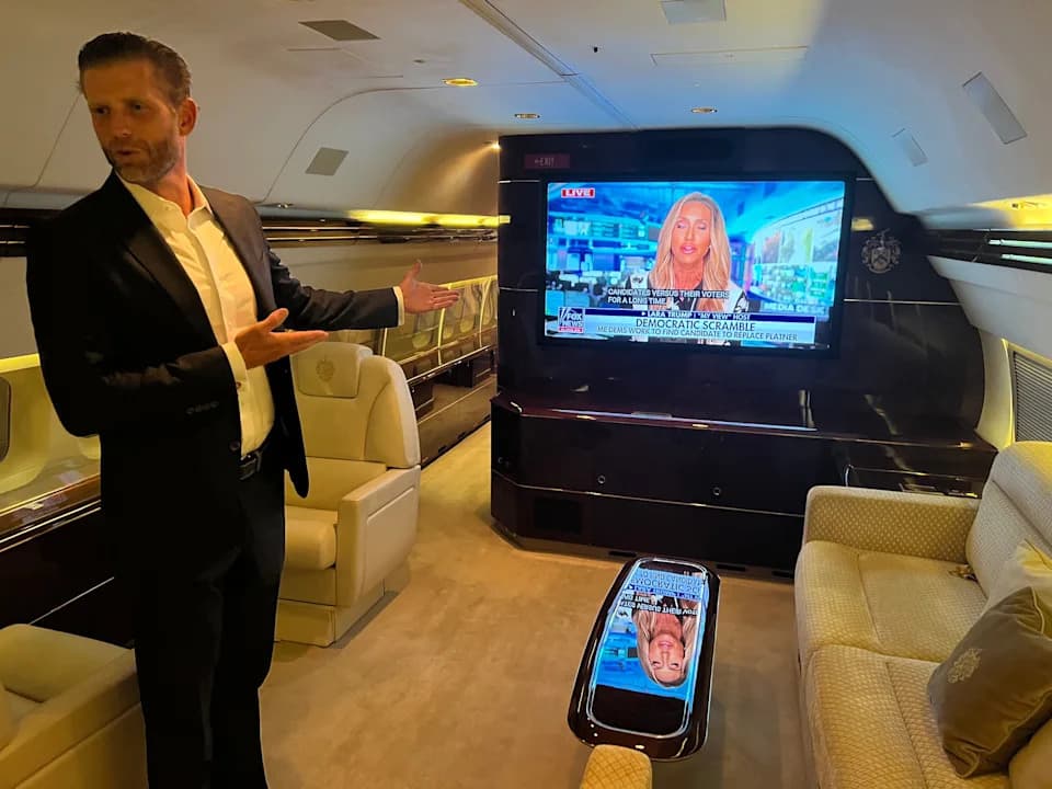 Inside "Trump Force One": An Exclusive First Look at the President's Private Jet