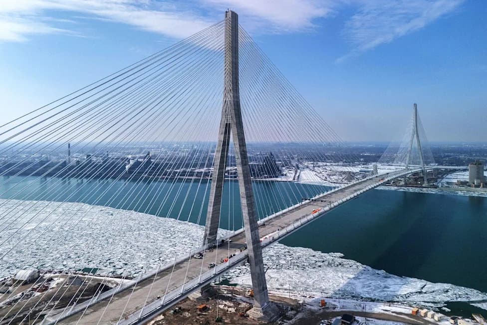 Gordie Howe Bridge Meant To Symbolize U.S.–Canada Unity — Now a Flashpoint in Trade Tensions