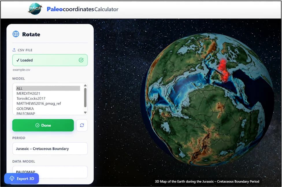 PACA Brings Deep‑Time Mapping to Your Browser — Reconstruct Fossil Locations Without Coding