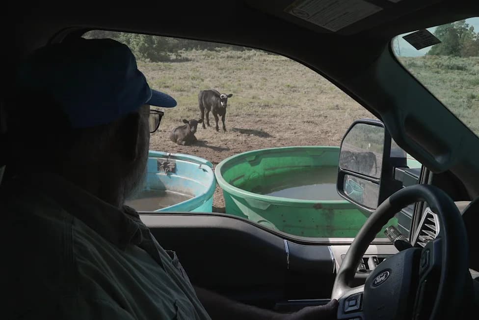 Hauling Hope: Rocky Mountain Ranchers Fight Record Low Snowpack by Trucking Water