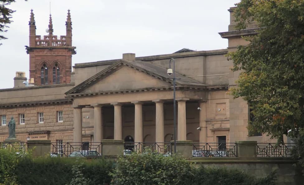 Smartphone Torch Reveals 800-Year-Old Chester Castle Wall Hidden Beneath Crown Court