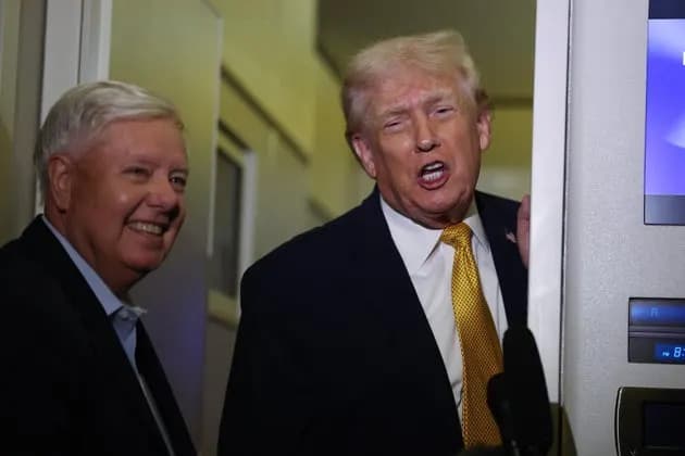 New Footage Shows Lindsey Graham Praising Trump’s 'He Loves Blowing Stuff Up' Remark During Iran Strikes