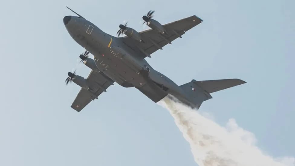 Airbus A400M Makes First Operational Firefighting Drops Near Bordeaux Using Roll‑On Kit