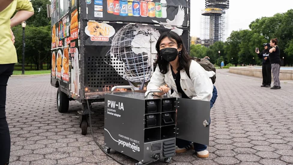 NYC Pilots Swappable Batteries for Food Carts to Cut Noise and Emissions