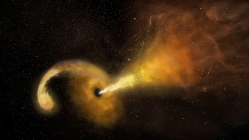 Orphan Supermassive Black Hole Devours Star 750 Million Light‑Years Away