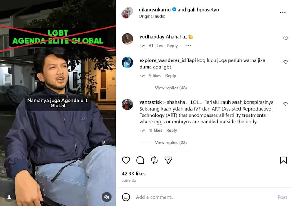 Debunked 'Depopulation' Claims Link Vaccines and Food to Changing Sexual Orientation, Fueling Anti‑LGBTQ Sentiment in Indonesia