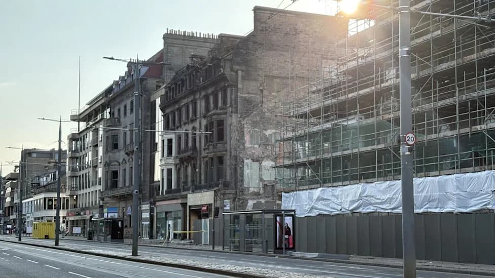 ‘Edinburgh Is Open’ Plea As Princes Street Fire Disrupts Trams And Hits Leith Businesses