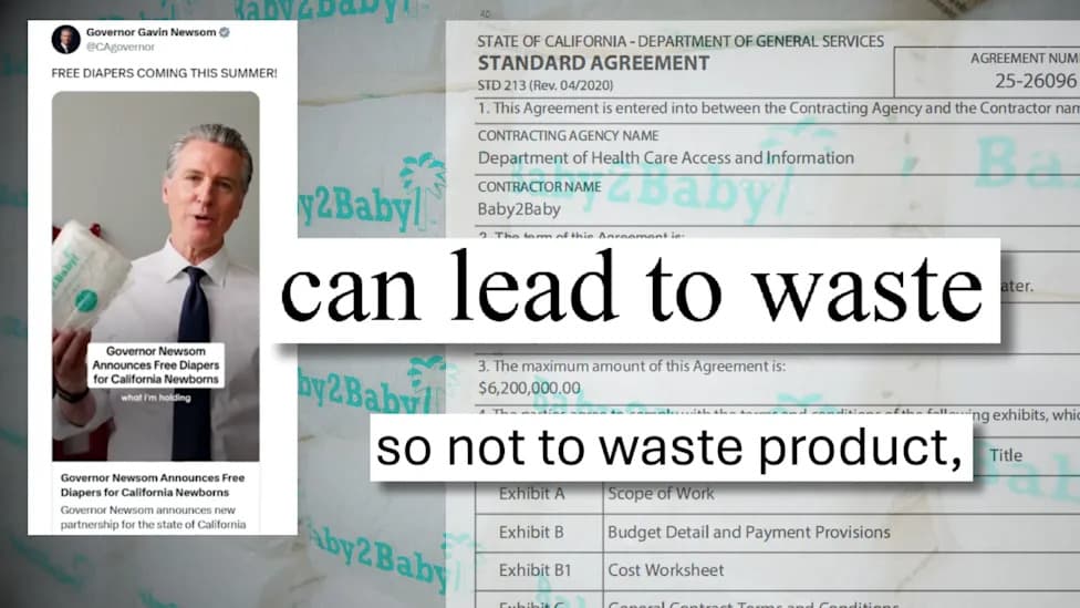 Records Reveal Waste, Transparency and Oversight Concerns in California’s $6.2M No‑Bid Diaper Program