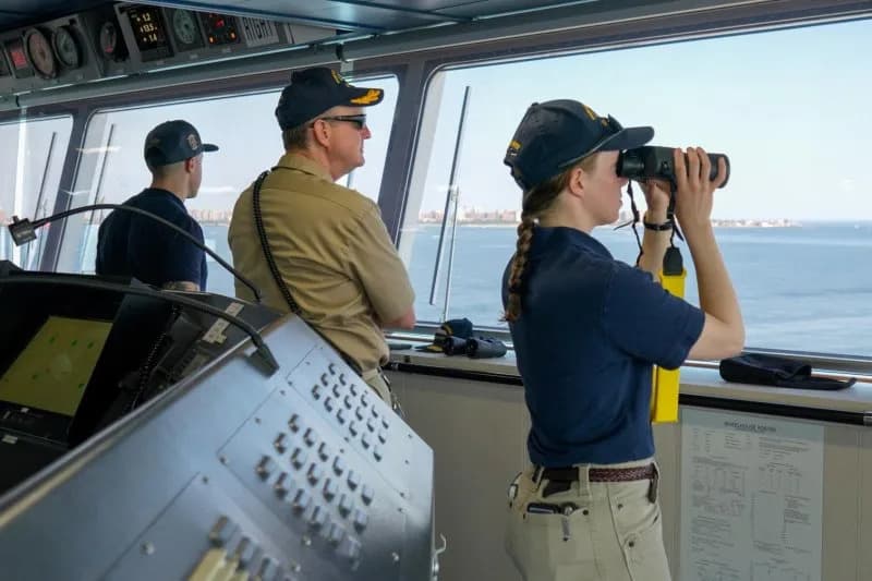 State of Maine Training Ship Arrives in Castine, Blending High-Tech Training With Seafaring Tradition