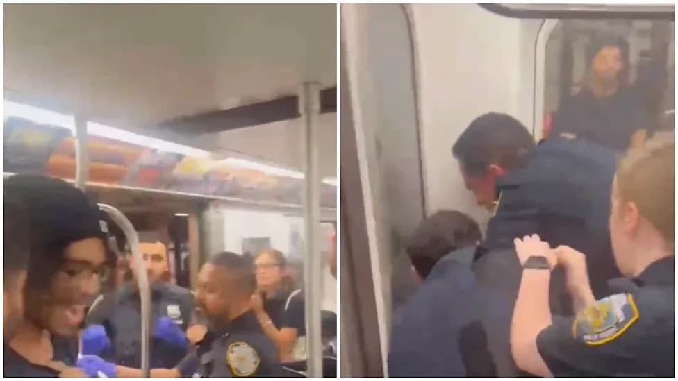 Viral Video Shows NYPD Officers Removing Man From Subway as Riders Shout ‘Cowards’