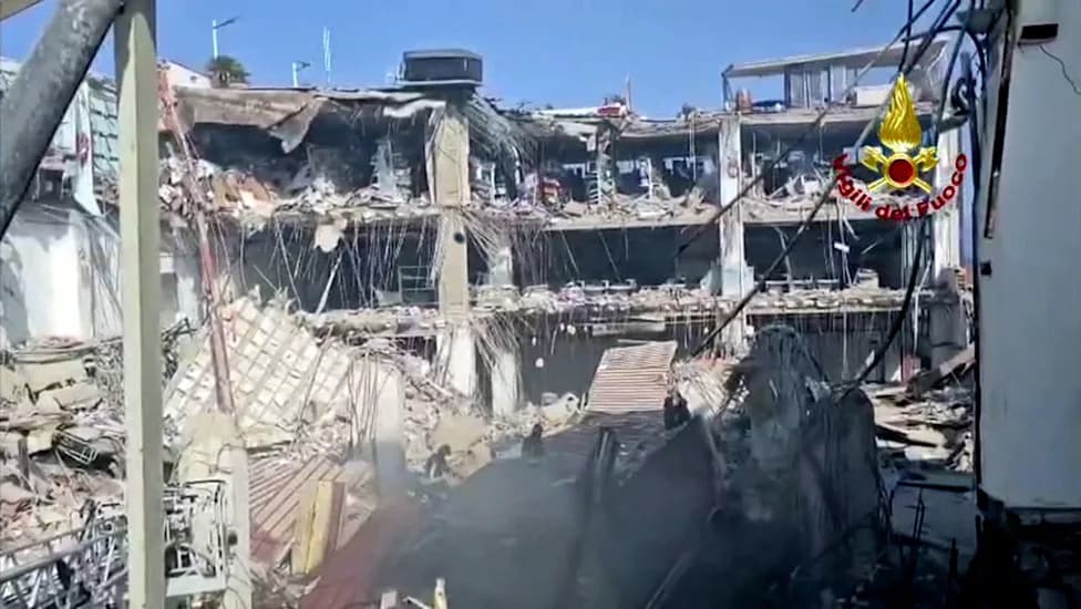 Partial Building Collapse Near Messina Injures Several; Search Under Way for Possible Missing