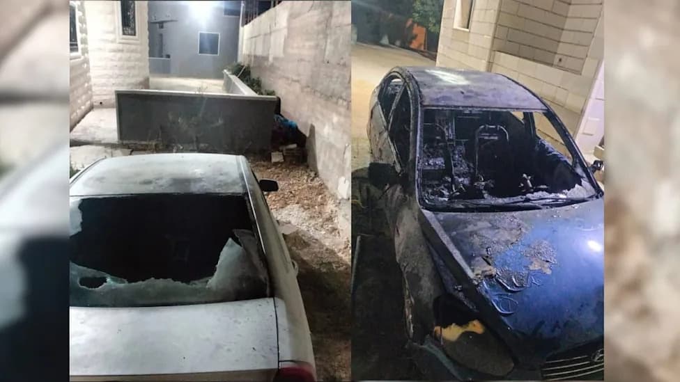 Settler Extremists Torched Cars and Slightly Injured Three in West Bank Village of Surif; IDF and Police Investigate