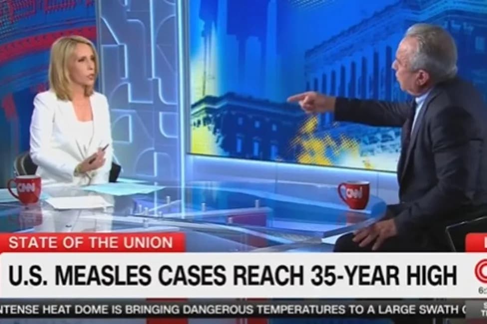 RFK Jr. Erupts at CNN's Dana Bash Over Measles, Covid Coverage in Heated On-Air Exchange