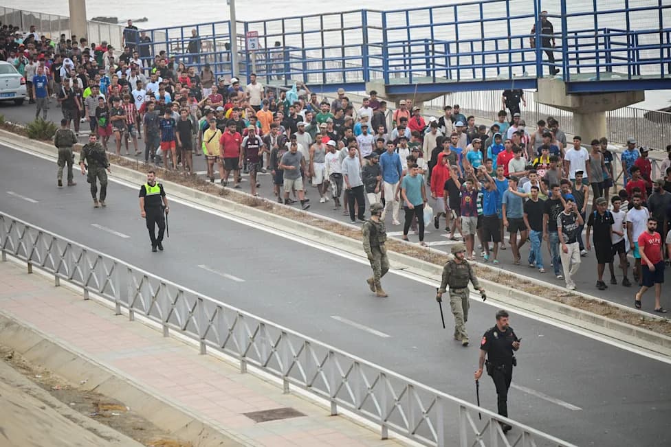 Hundreds Of Unaccompanied Children Stranded In Ceuta After Mass Border Crossing