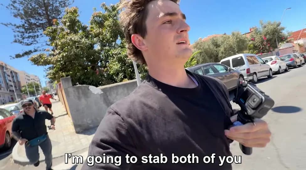 ‘He Has a Knife!’ Reporter Nick Shirley Chased in Ceuta Amid Migrant Surge
