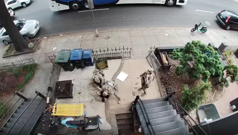 Purple Heart Veteran Sues After Video Shows National Guard Troops Forcing Her To Ground Outside DC Home