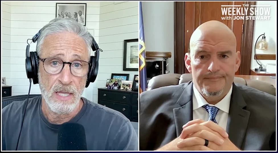 Jon Stewart Challenges Sen. John Fetterman: "Israel Is Not Our Country" — A Spotlight On Democratic Tensions