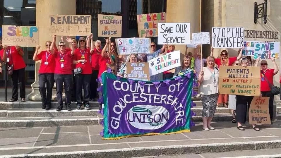 Dozens Of Gloucestershire Reablement Workers Plan Strike After Council Moves To Outsource Service