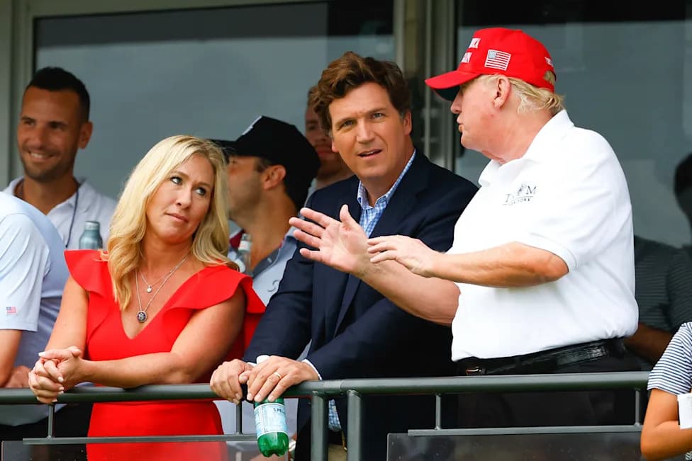 White House Labels Tucker Carlson, Marjorie Taylor Greene 'Whiny Turncoats' Over New 'America First' Party