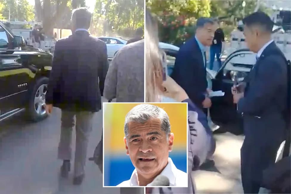 Xavier Becerra Walks Away From Reporters After Questions About Migrant Children Record