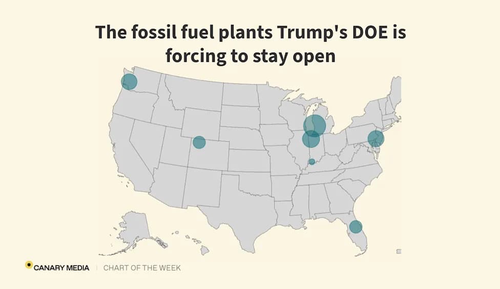 DOE Forces Aging Coal Plants to Stay Online — Latest on Trump’s 'Stay-Open' Orders