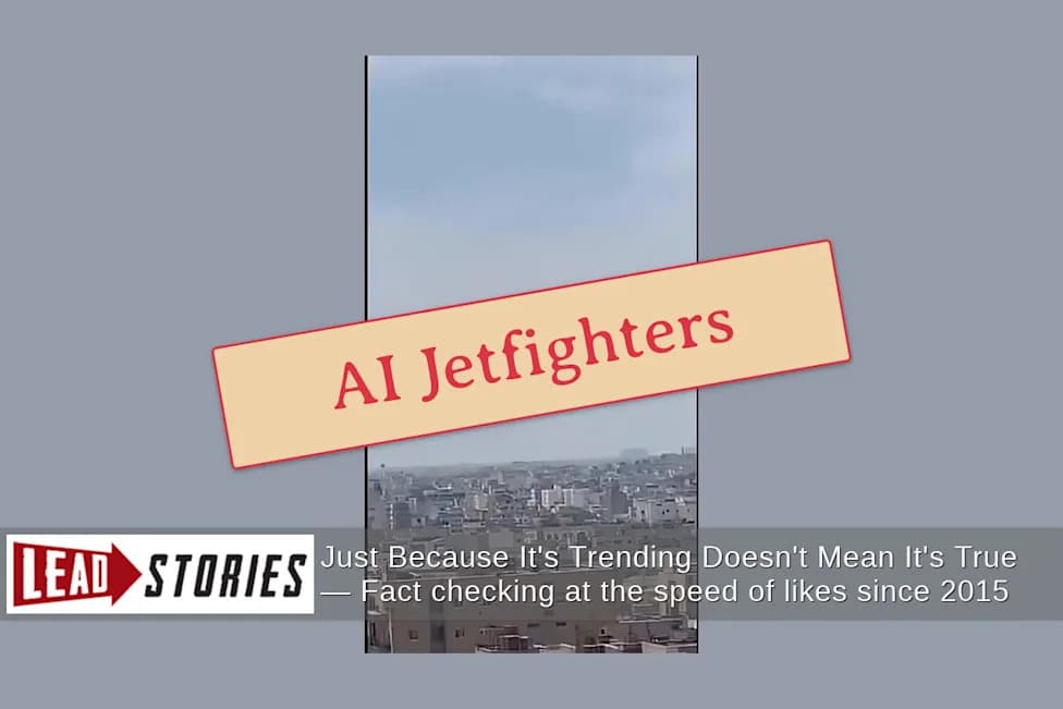 Fact Check: Viral Video Claiming Israeli Laser Shot Down Iranian Jets Over Tel Aviv Is Fake