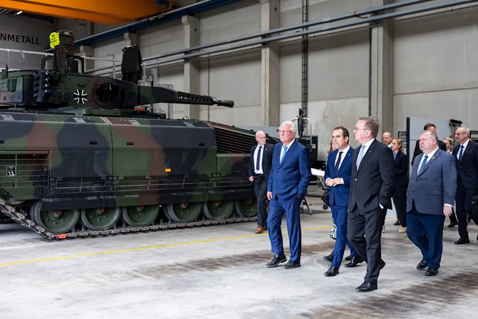 Germany Defends Tank-and-Ship Spending as Economist Urges Shift to AI, Drones