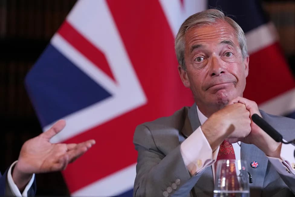 Nigel Farage Faces Scrutiny — And a Dustbin-Wearing Challenger — in Clacton By-Election