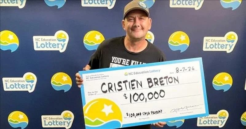 Salisbury Man Wins $100,000 Scratch-Off — His Second Major Lottery Win In Two Years