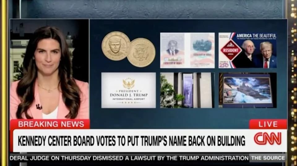 Kaitlan Collins Criticizes Trump’s 'Self-Branding' After Kennedy Center Board Vote