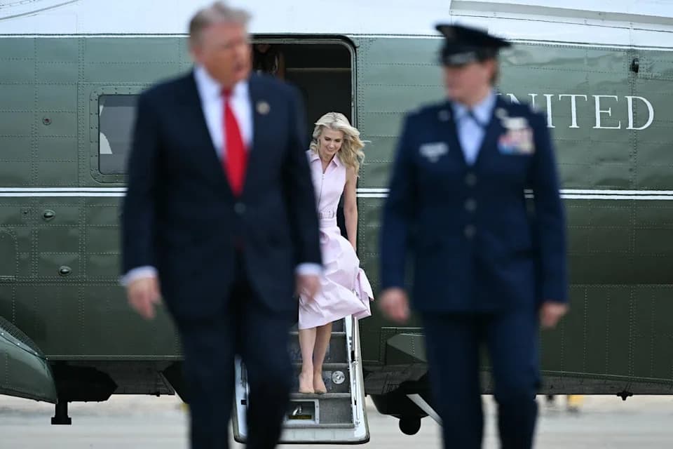 Secret Plane Swap After Missile Threats: Trump Flies With Natalie Harp While Staff Remain On Decoy 747