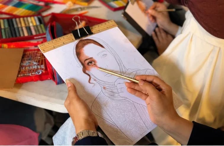 Brushstrokes of Hope: How Art and Music Help Gaza’s Children Cope With War