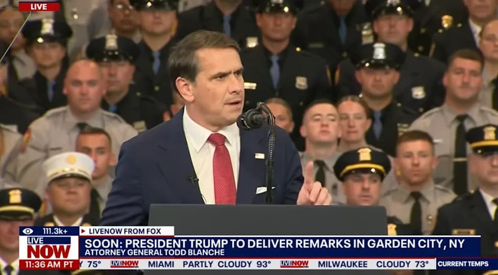 Attorney General Todd Blanche Draws Backlash After Joining Trump at Long Island Rally to Back GOP Governor Candidate