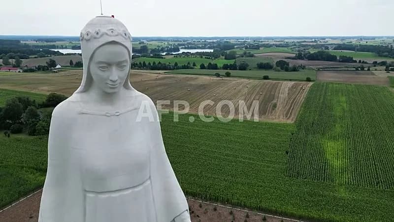 55-Metre Virgin Mary Statue Towers Over Polish Village — Europe’s Largest Marian Monument